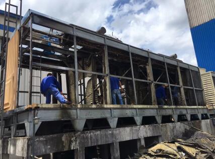 冷卻塔填料如何換？